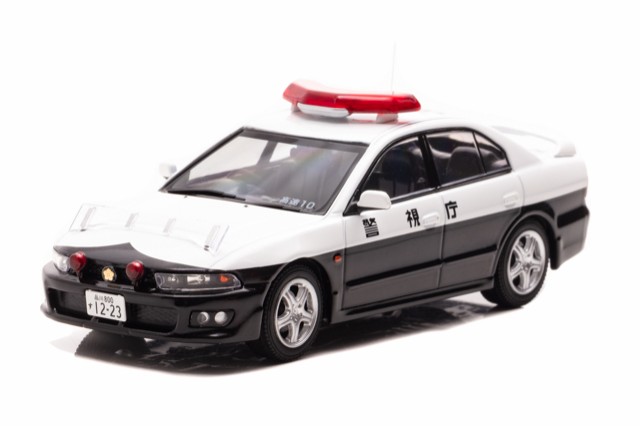 ヒコセブン 1/43 三菱 ギャラン VR-4 (EC5A) 2002 警視庁高速道路交通警察隊車両 (速10) H7430210
