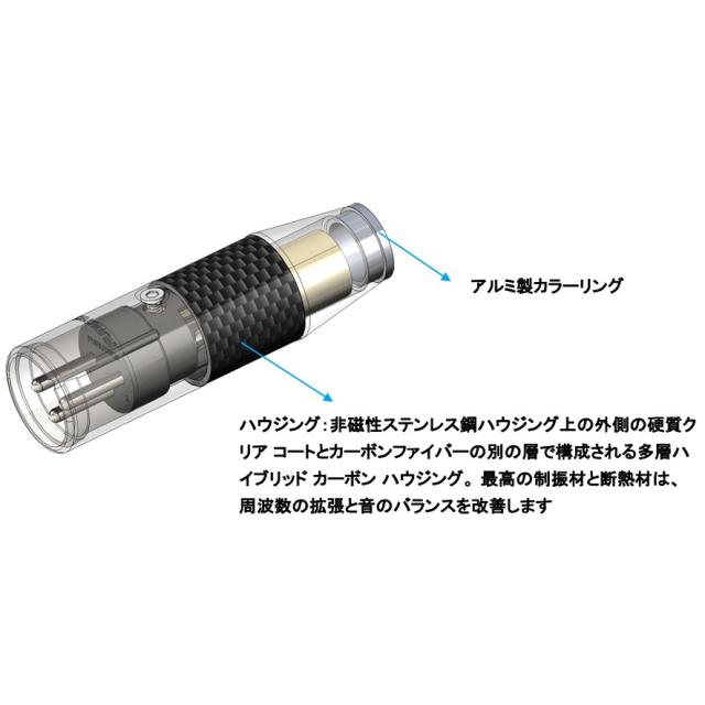 FURUTECH フルテック CF-601M-N1(R) ハイエンド・グレード XLRプラグ オス 1本_1