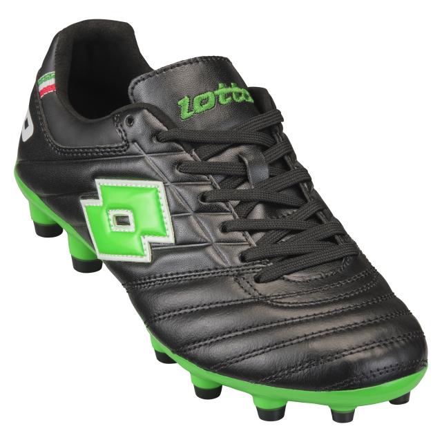 LOTTO ロット 【メンズ】サッカーシューズ STADIO JP 【ブラック/グリーン】【27.5cm】 LO-STADIO-1_1
