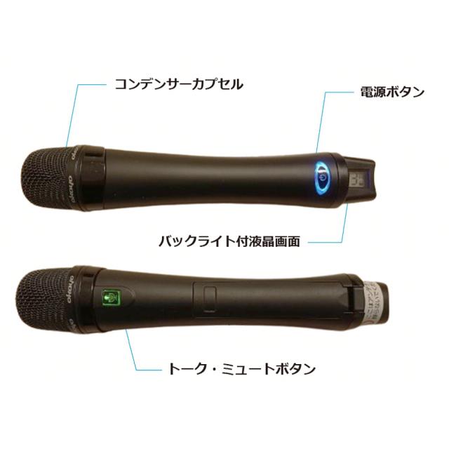 okayo オカヨ DL-8H Pro 800MHzデジタル帯ハンド型ワイヤレスマイクロホン（コンデンサ）_1