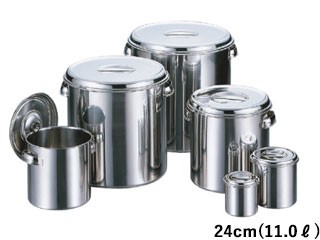 AKAGAWA 赤川器物製作所 AG 18-8 深型キッチンポット 目盛付 24cm 11.0Lの通販は