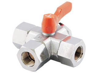 ASOH/アソー 内×内ネジ型(Tポート)(RoHS指令相当品) 三方 PT1/4 BX-1222R-WO 5,672円