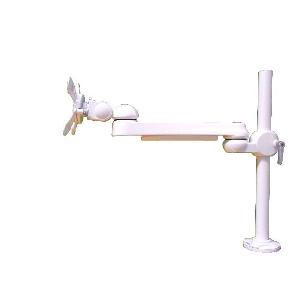 モダンソリッド 水平多関節アーム(クランプ取付)ホワイトモデル LA-51SC-2Q-WHの通販は