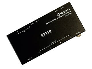 ADTECHNO エーディテクノ HUS-0104E　スケーリング機能搭載 業務用薄型HDMI 2.0a 4分配器