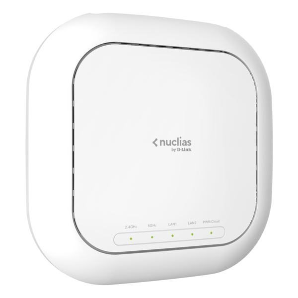 D-Link Nuclias対応Wi-Fi6無線AP ax（4×4） 屋内用 PoE（802.3at）受電 ACアダプタ無し DBA-X2830P/A1