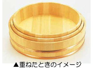 MIYABI 雅漆工芸 木製銅箍　飯台（サワラ材）／５１ｃｍ 19,113円