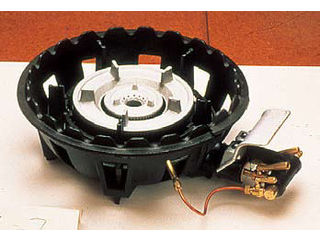 ASAHISUNRED アサヒサンレッド 【as】ハイカロリーショートコンロ二重型Ｐ付／ＭＤ−２１８Ｐ　１２・１３Ａ（都市ガス）