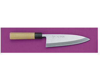 AOKI 青木刃物製作所 【堺孝行】シェフ和庖丁 銀三鋼 出刃／16．5cm