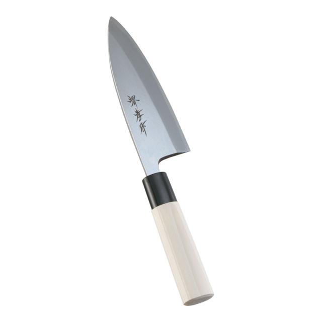 Misono ミソノ モリブデン鋼 ツバ付 洋出刃 165mm No.550 (錆びにくい