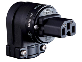 FURUTECH フルテック FI-12L(R)　L型インレットプラグ　ロジウムメッキ
