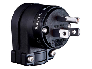 FURUTECH フルテック FI-12ML(R)　L型電源プラグ　ロジウムメッキ