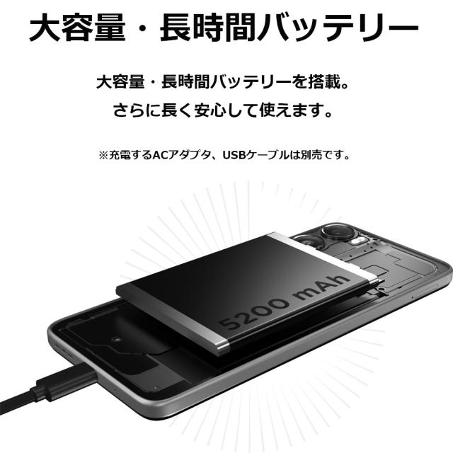 Motorola モトローラ 6.9型SIMフリースマートフォン moto g06 ローレルオーク PB9B0013JP_7