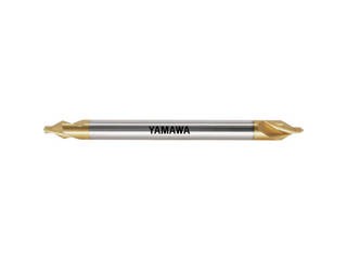 YAMAWA/弥満和製作所 ロングシャンクコーティング強ねじれ溝A形60°センタ穴ドリル CE-SL V L150 4X60°X10 CE-SL-V-L-150-4X10の通販は