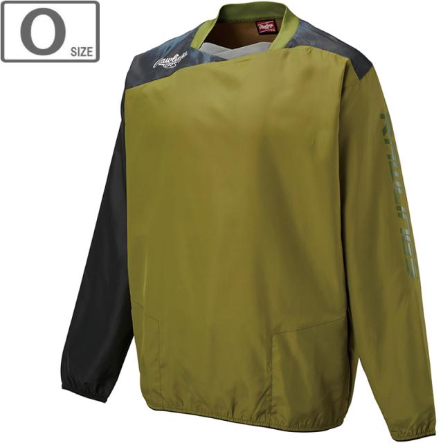 ローリングス Rawlings コンバット 長袖ウインドピステ【オリーブ】【Oサイズ】AOS14S04の通販は 4,925円