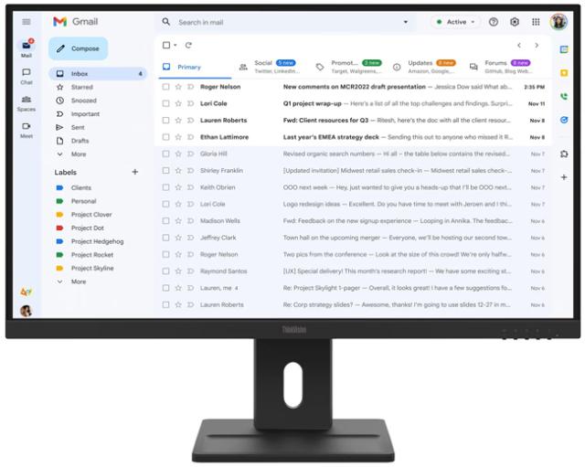 Lenovo レノボ フルHD対応 27型ワイド液晶ディスプレイ ThinkVision E27-40 (ブラック/3年保証/IPS) 64BCMAR4JP