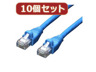 変換名人 変換名人 【10個セット】 LANケーブル CAT6 5.0m LAN6-CA500X10の通販は