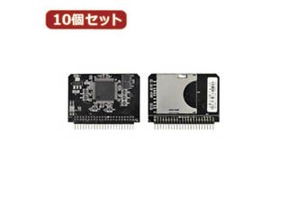 変換名人 変換名人 【10個セット】 SD→IDE変換アダプタ SDHC→IDE44pinオス SDHC-M44A/2X10