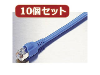 ELECOM エレコム 【10個セット】 エレコム EU RoHS指令準拠 簡易包装STPケーブル LD-CTS3/RSX10