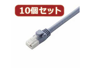 ELECOM エレコム 【10個セット】 エレコム　ツメ折れ防止LANケーブル(Cat6A) LD-GPAT/BU30X10 9,462円