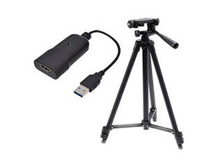 サンコー サンコー 一眼カメラやビデオカメラをWEBカメラに!「HDMI to USB WEBカメラアダプタ」 + エツミ フォレストの通販は 5,633円
