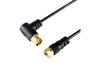 HORIC 5個セット HORIC 極細アンテナケーブル 5m ブラック L字差込式/ネジ式コネクタ HAT50-253LSBKX5 4,588円