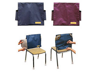 ARTEC 【5個セット】ARTEC 背もたれカバー(防災ずきん用) 紺 ATC3977X5