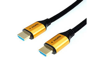 HORIC 【5個セット】ホーリック HDMIケーブル 3m メッシュケーブル ゴールド HDM30-522GBX5の通販は