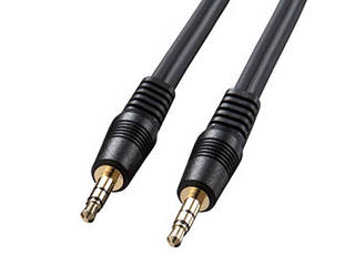サンワサプライ 【5個セット】 サンワサプライ オーディオケーブル KM-A2-100K2X5