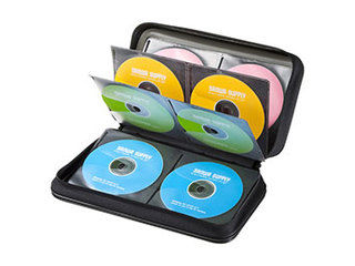 サンワサプライ 【5個セット】 サンワサプライ DVD・CDセミハードケース(96枚収納・ブラック) FCD-WL96BKX5
