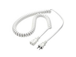 サンワサプライ 【5個セット】 サンワサプライ カール電源延長コード TAP-EXC2X5の通販は