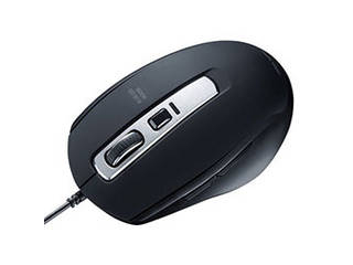 サンワサプライ 【5個セット】 サンワサプライ 静音有線ブルーLEDマウス(5ボタン) MA-BL163BKX5