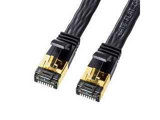サンワサプライ 【5個セット】 サンワサプライ カテゴリ8フラットLANケーブル KB-T8FL-07BKX5の通販は 14,399円
