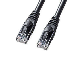 サンワサプライ 【5個セット】 サンワサプライ カテゴリ6Aより線LANケーブル KB-T6AY-05BKX5