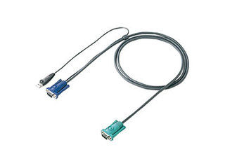 サンワサプライ 【5個セット】 サンワサプライ パソコン自動切替器用ケーブル(1.8m) SW-KLU180NX5