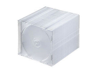 サンワサプライ 【5個セット(30枚×5)】 サンワサプライ Blu-ray・DVD・CDケース(スリムタイプ・30枚セット・クリア) FCD-P