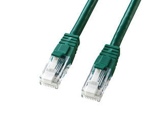 サンワサプライ 【5個セット】 サンワサプライ つめ折れ防止カテゴリ6LANケーブル KB-T6TS-05GNX5