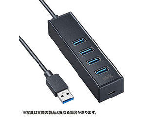 サンワサプライ 【5個セット】 サンワサプライ 磁石付USB3.2Gen1 4ポートハブ USB-3H405BKNX5