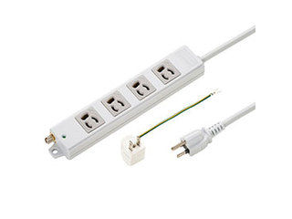 サンワサプライ 【5個セット】 サンワサプライ 抜け止めタップ 5m TAP-5431MGN2-5X5