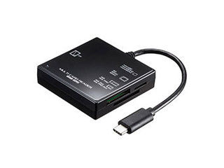 サンワサプライ 【5個セット】 サンワサプライ USB3.1 Type-C マルチカードリーダー ADR-3TCML40BKNX5