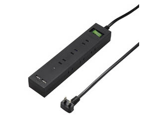 YAZAWA 5個セット YAZAWA 3方向から挿せる9個口USBタップブラック H6BK11122UBKX5