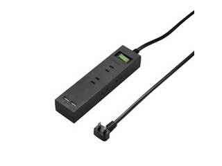 YAZAWA 5個セット YAZAWA 3方向から挿せる6個口USBタップブラック H6BK8122UBKX5