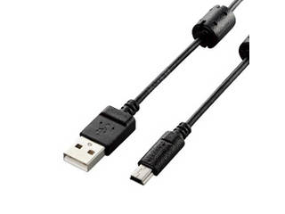 エレコム 5個セット エレコム デジカメ用USBケーブル(miniB) DGW-MF15BKX5