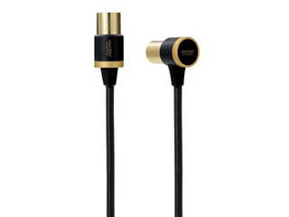 ELECOM エレコム 5個セット エレコム TV接続用アンテナケーブル DH-ATLS48K20BKX5