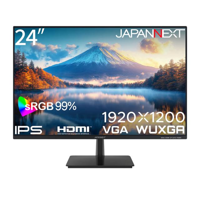 JAPANNEXT ジャパンネクスト IPSパネル採用 WUXGA対応24型液晶ディスプレイ 16：10 2年保証 JN-i24WUXGA