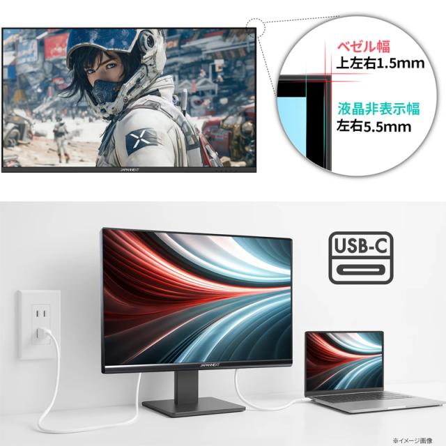 JAPANNEXT ジャパンネクスト 4K対応28型ゲーミングモニター(IPS/144Hz/Type-C65W給電/スピーカー/2年保証) JN-IPS28G144U-HSPC6_5