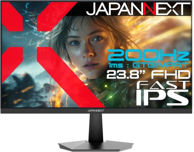 JAPANNEXT ジャパンネクスト フルHD対応23.8型ワイドゲーミング