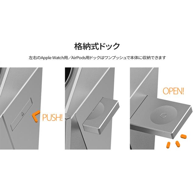 JAPANNEXT ジャパンネクスト チャージャー 2年保証 JN-CG-15SQ3N1 シルバー_8