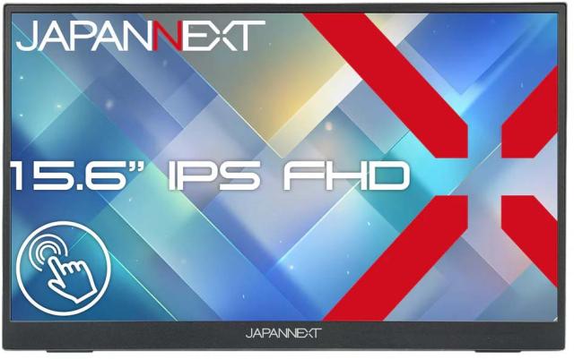 JAPANNEXT ジャパンネクスト フルHD対応 15.6型タッチパネル液晶ディスプレイ/HDMI×1、USB-C×2/シルバー/スピーカー有/2年保証