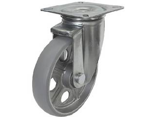 YUEI/ユーエイ アルティメットウレタンキャスター 150径 自在 PMS-150AUUの通販は 15,578円