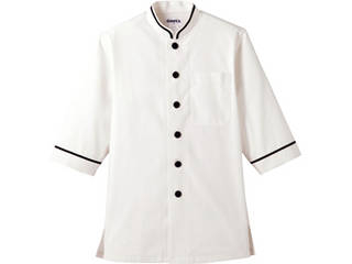 Servo サーヴォ ショップコートD1127（オフホワイト×ブラック）Lの通販は 6,367円